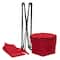Household Essentials 33" Red Thermal Standing Cooler with Travel Bag